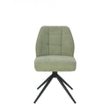 Eetkamerstoel Reykjavík Lichtgroen met zwart onderstel