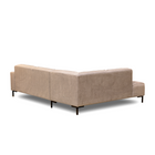 beige hoekbank links 4 zits