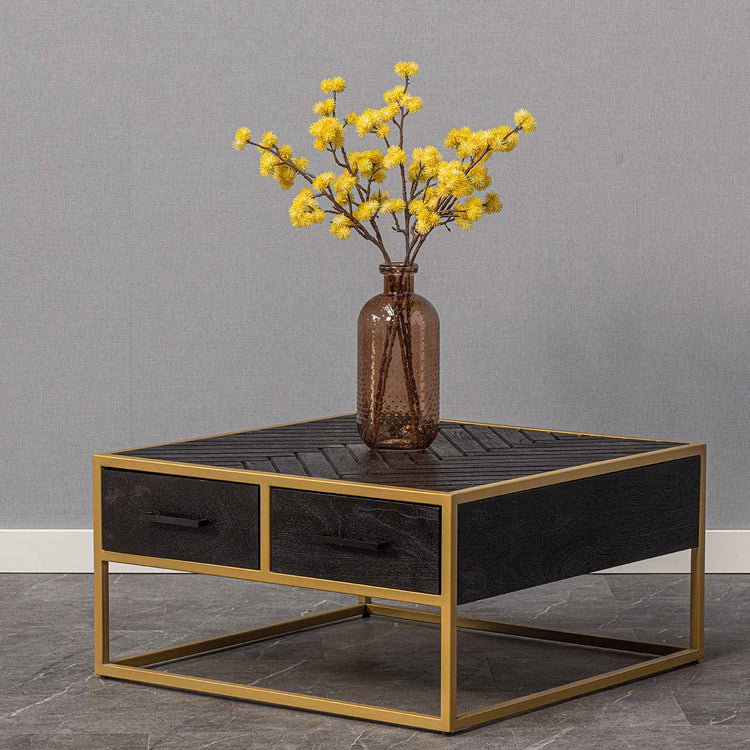 Mangohouten Salontafel Fingula 80x80 cm