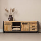 Tv meubel van mangohout locker 180 cm