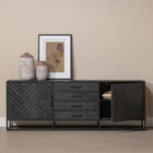 Mangohouten dressoir 210 cm