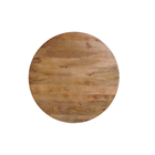 Ronde eettafel mangohout
