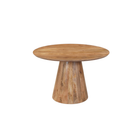 Ronde eettafel mangohout