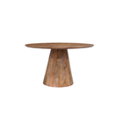 Ronde eettafel mangohout
