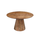 Ronde eettafel mangohout