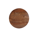 Ronde eettafel mangohout bruin