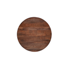 Ronde eettafel mangohout bruin