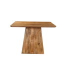 Vierkante eettafel mangohout