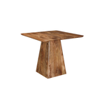 Vierkante eettafel mangohout