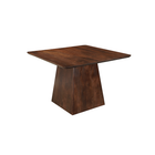 Vierkante eettafel mangohout bruin