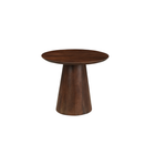 Ronde salontafel mangohout bruin