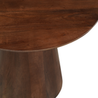 Ronde salontafel mangohout bruin