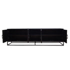 Mangohouten TV Meubel Sabia 200 cm Zwart