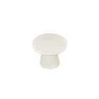 Ovale salontafel van microcement