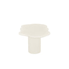 Organische beige salontafel van microcement