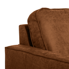 4-zits hoekbank Twenty Five cognac