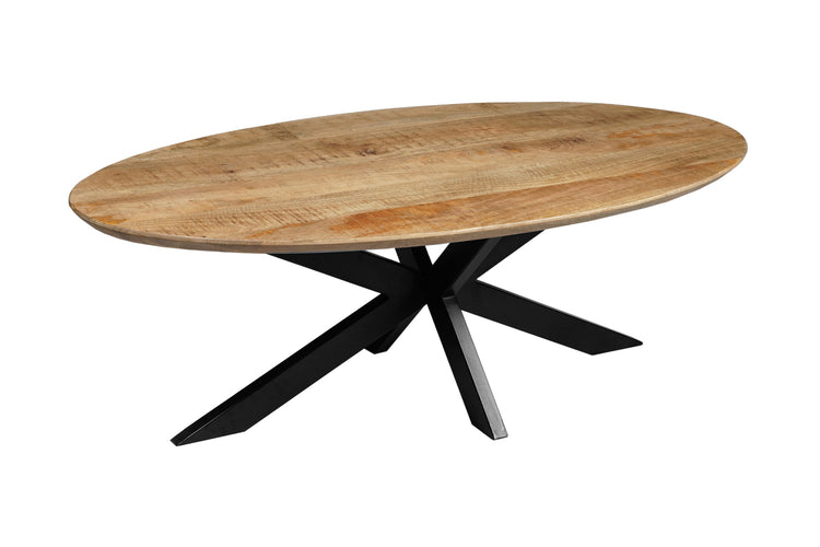 Mangohouten Salontafel Tess Ovaal