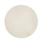 Ronde beige eettafel van microcement