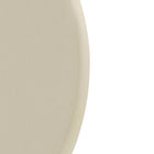 Ronde beige salontafel van microcement