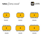 Deens ovale tafels afmetingen
