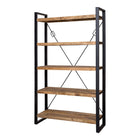 Mangohouten Boekenkast Donovan 120 cm