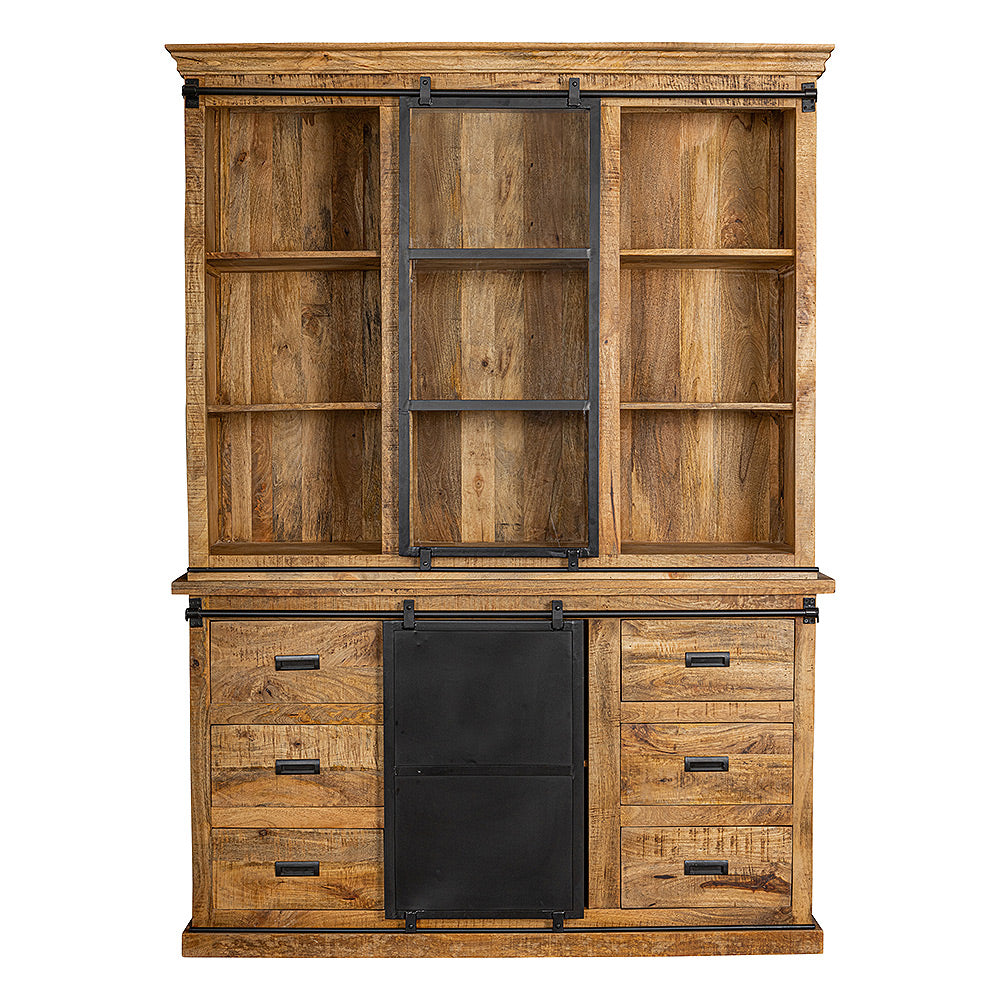 Mangohouten Buffetkast Milan 140 cm Recht