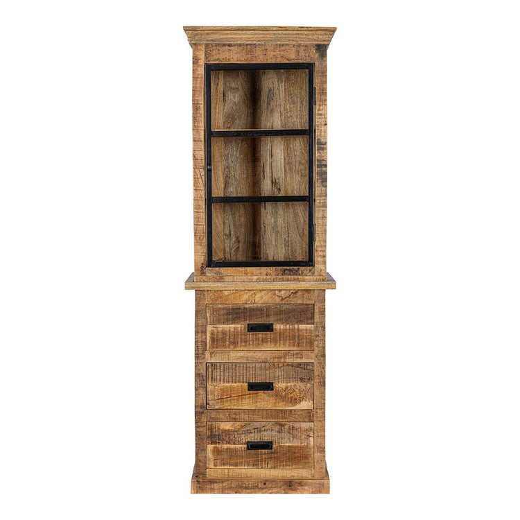 Mangohouten Buffetkast Milan 65x200 cm Recht