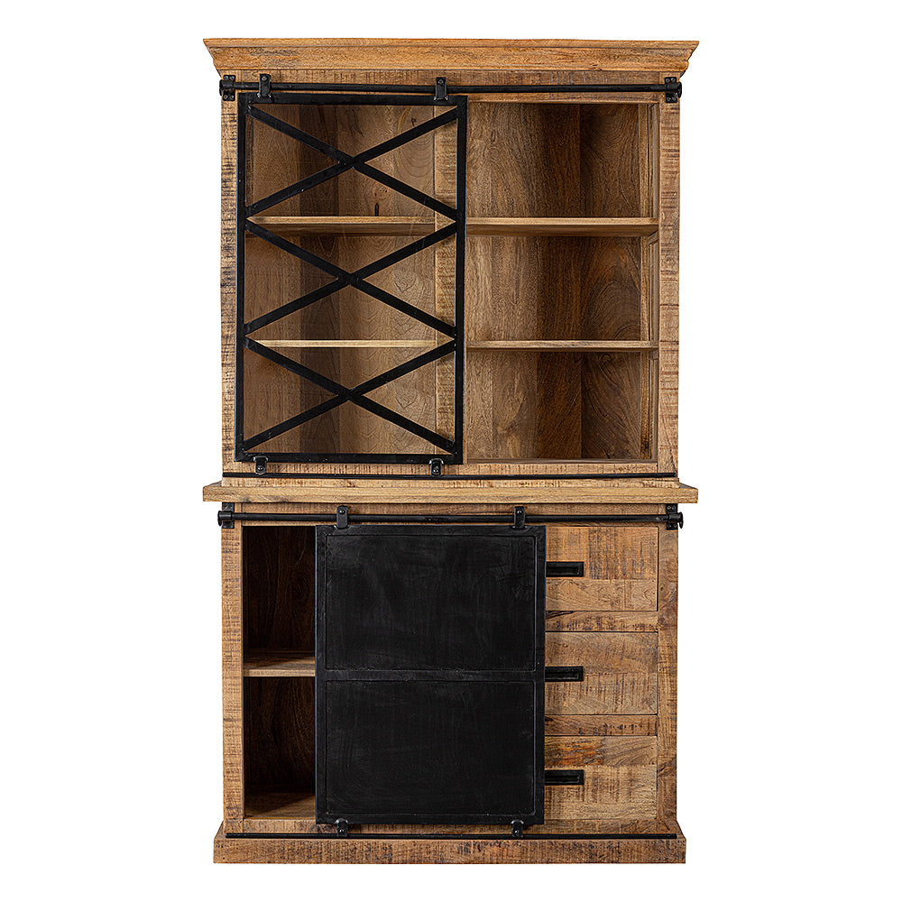 Mangohouten Buffetkast Milan 100 cm X