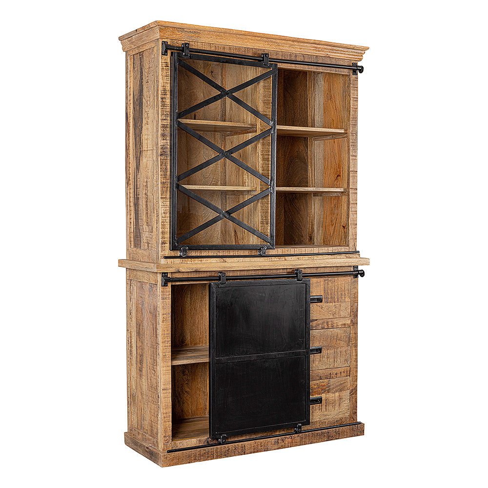 Mangohouten Buffetkast Milan 100 cm X