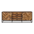 Mangohouten Dressoir Gwenn 210 cm
