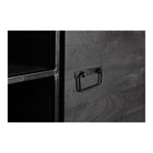 Mangohouten Kast Kelvin 100 cm Zwart