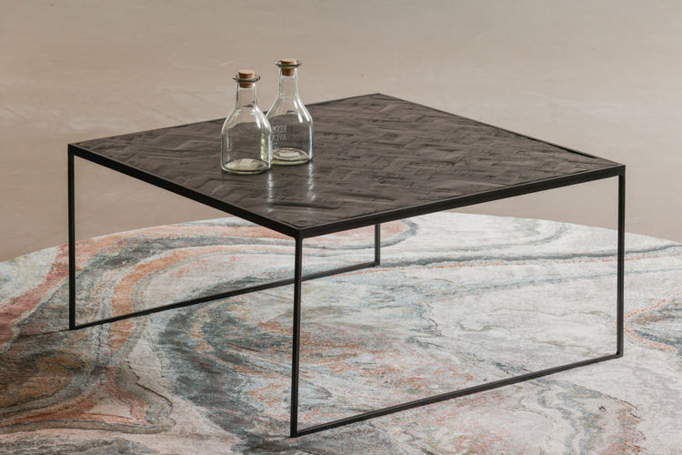 Mangohouten Salontafel Carlin 80x80 cm