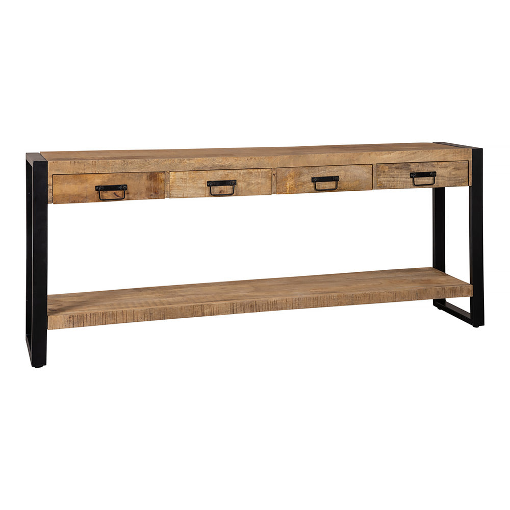 Mangohouten Sidetable Britt 180 cm