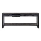 Mangohouten Sidetable Winnie 180 cm Zwart