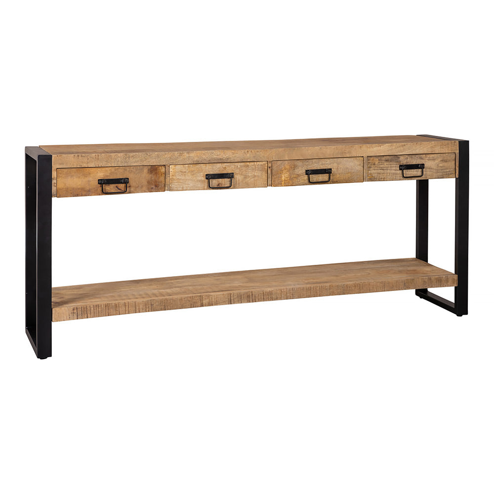 Mangohouten Sidetable Britt 180 cm