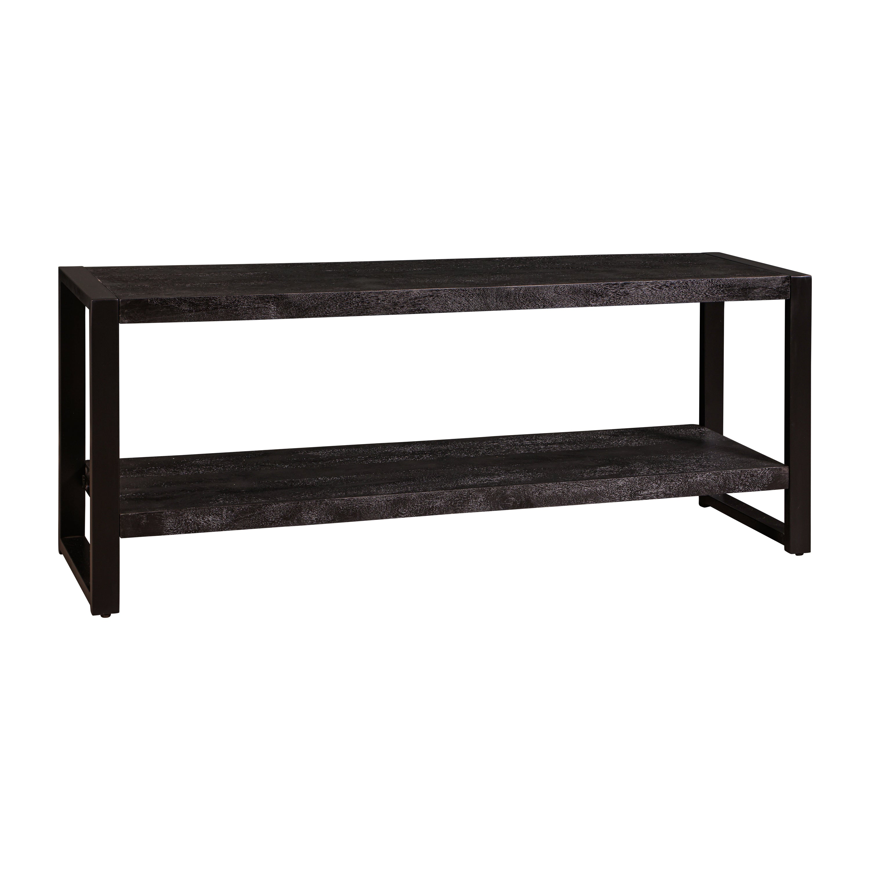 Mangohouten TV Meubel Britt 150 cm Zwart
