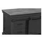 Mangohouten TV Meubel Milan 180 cm Zwart