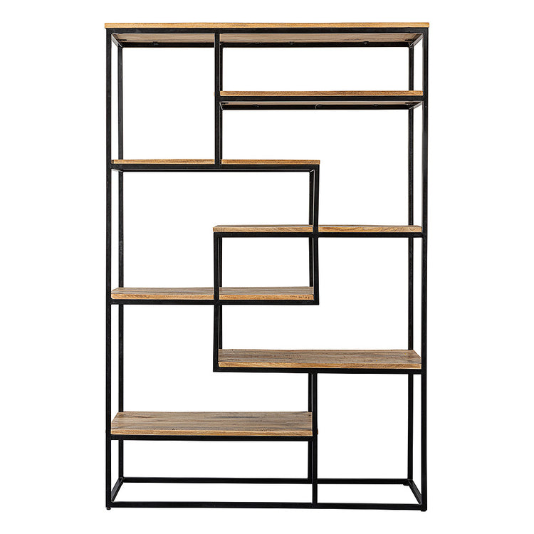 Mangohouten Vakkenkast Bowi 120 cm