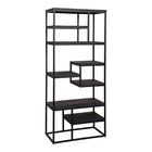 Mangohouten Vakkenkast Bowi 80 cm Zwart