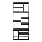 Mangohouten Vakkenkast Bowi 80 cm Zwart