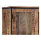 industriele vitrinekast met glas