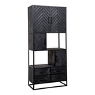 Mangohouten Vakkenkast Fianna 90 cm