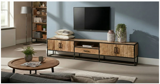 Hoe werk je de bedrading van een tv netjes weg met een tv-meubel?