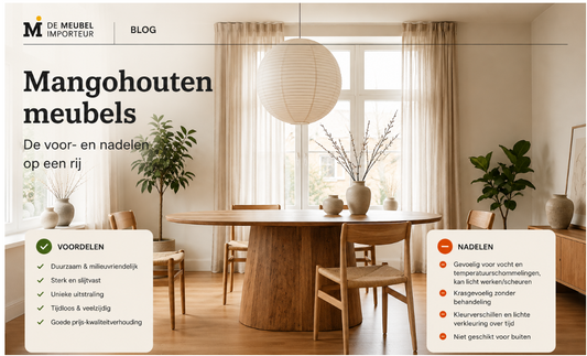 De echte voor- én nadelen van mangohouten meubels