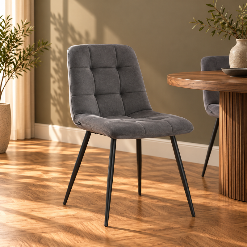 Eetkamerstoelen grijs