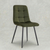 Eetkamerstoel Arendal Groen met zwart onderstel