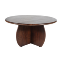 Eettafel Japandi Yuki Rond 130 cm Kruispoot