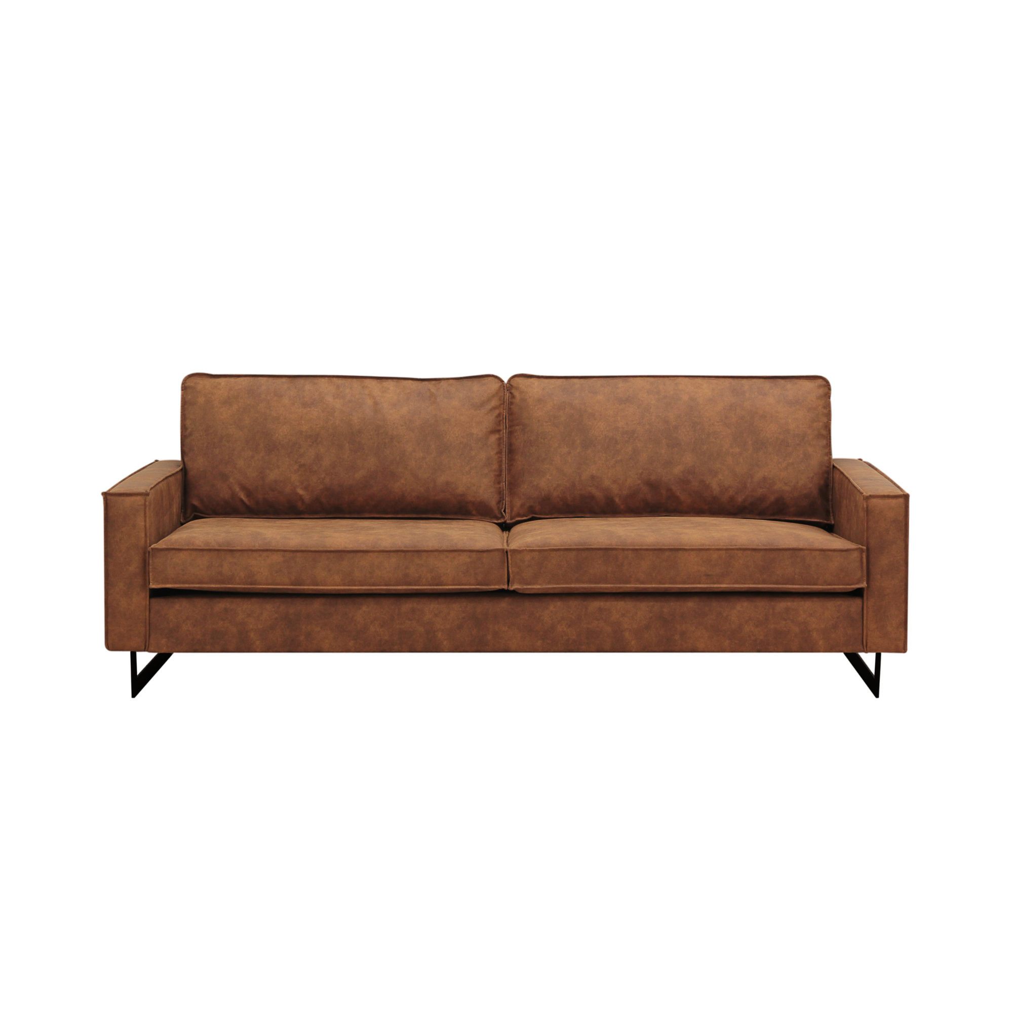 Bank Twenty Five 3-zits Cognac
