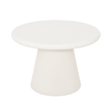 Salontafel Rond Maya Microcement 60 cm Wit