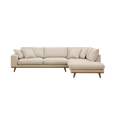 Hoekbank Yume 4-zits Rechts Ecru